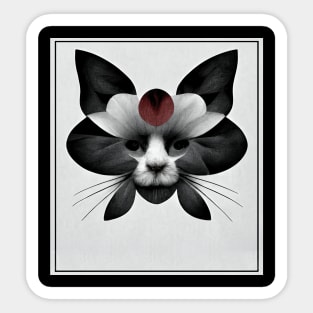 Blooming Cat Series Sticker